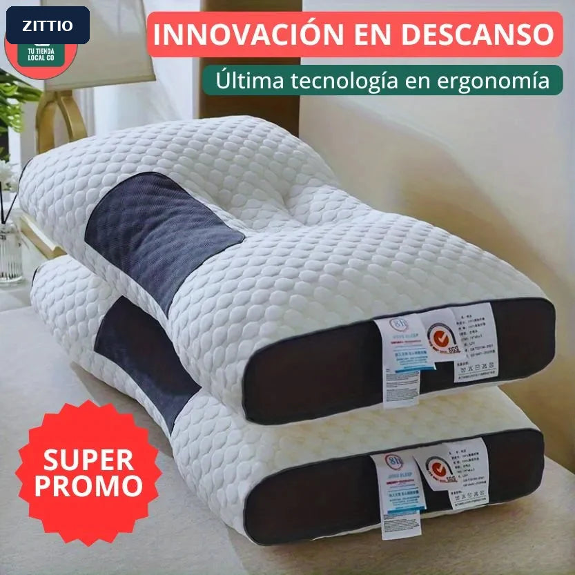 Almohada 3D ergonómica ZITTIO con diseño cervical