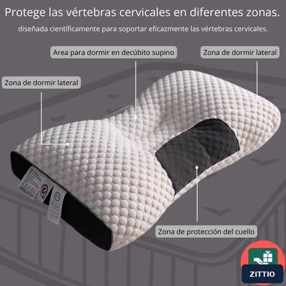 Zonas ergonómicas para dormir de lado o boca arriba