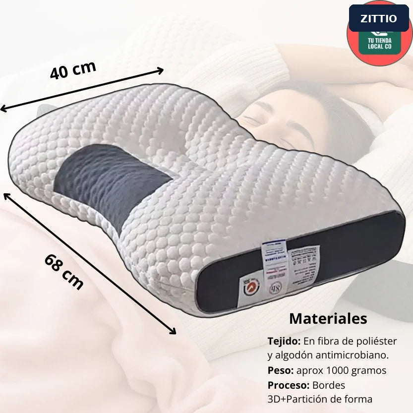 Medidas y materiales de la almohada 3D ZITTIO
