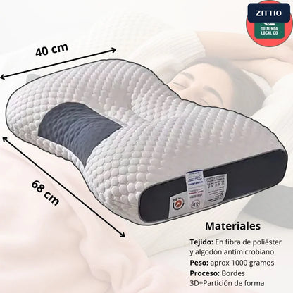 Medidas y materiales de la almohada 3D ZITTIO
